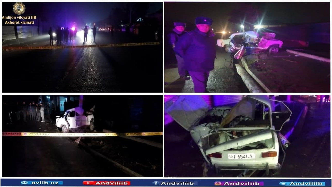 Андижонда фарғоналик ҳайдовчи автоҳалокатга учради