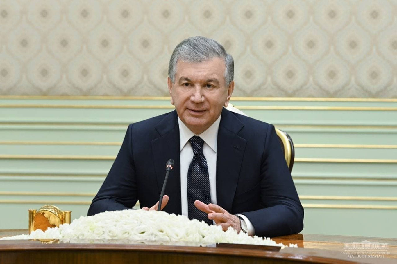 Шавкат Мирзиёев БМТ вакили Владимир Воронковни қабул қилди