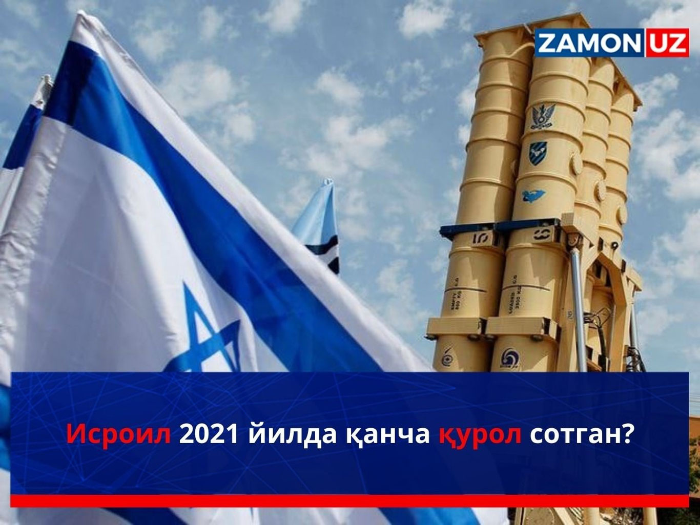 Исроил 2021 йилда қанча қурол сотган?