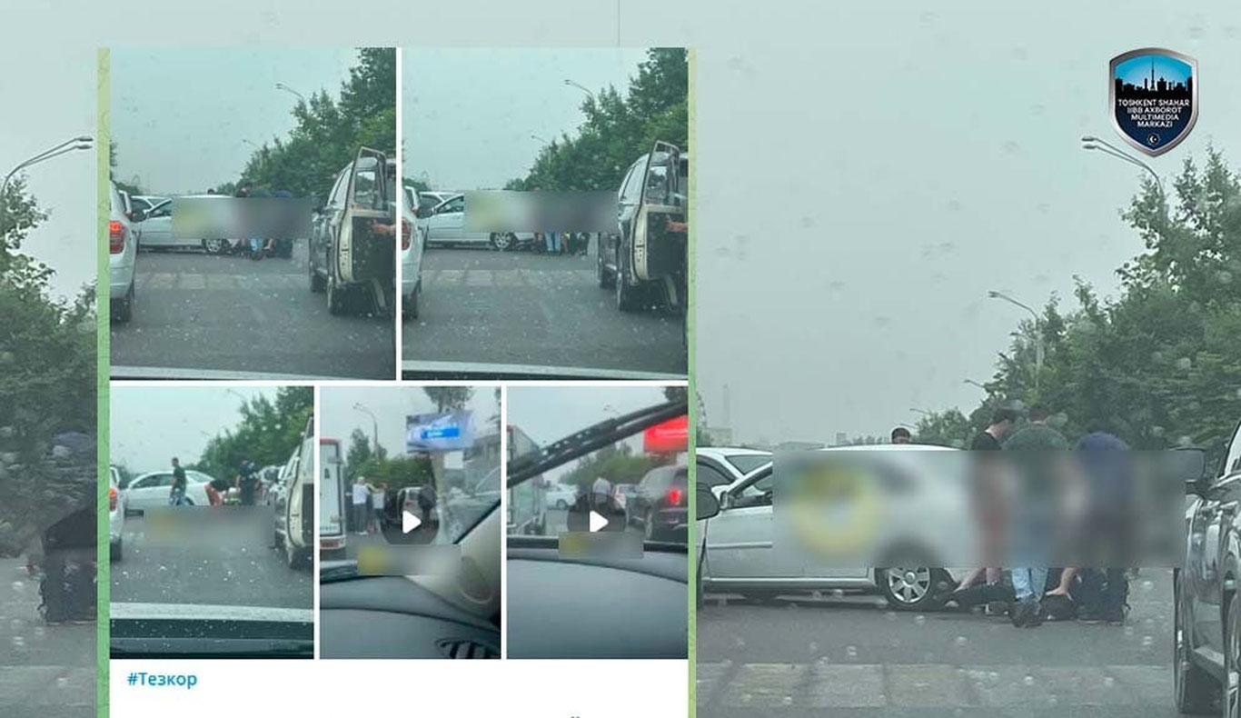 Darxonda “GAI” xodimini mashina urib ketdi