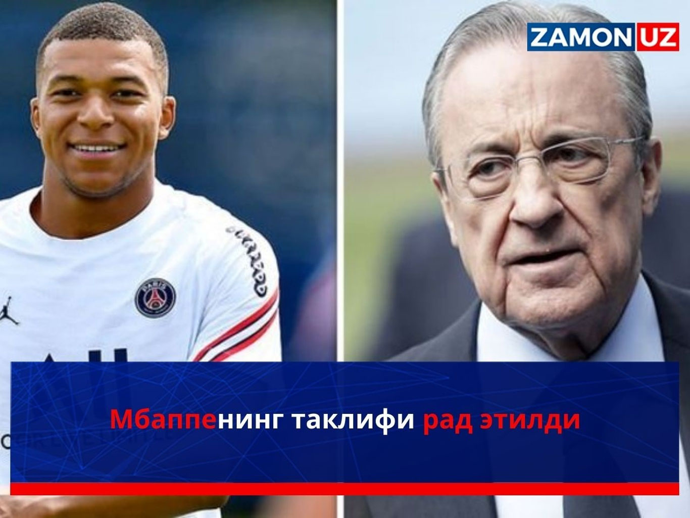 Мбаппенинг таклифи рад этилди