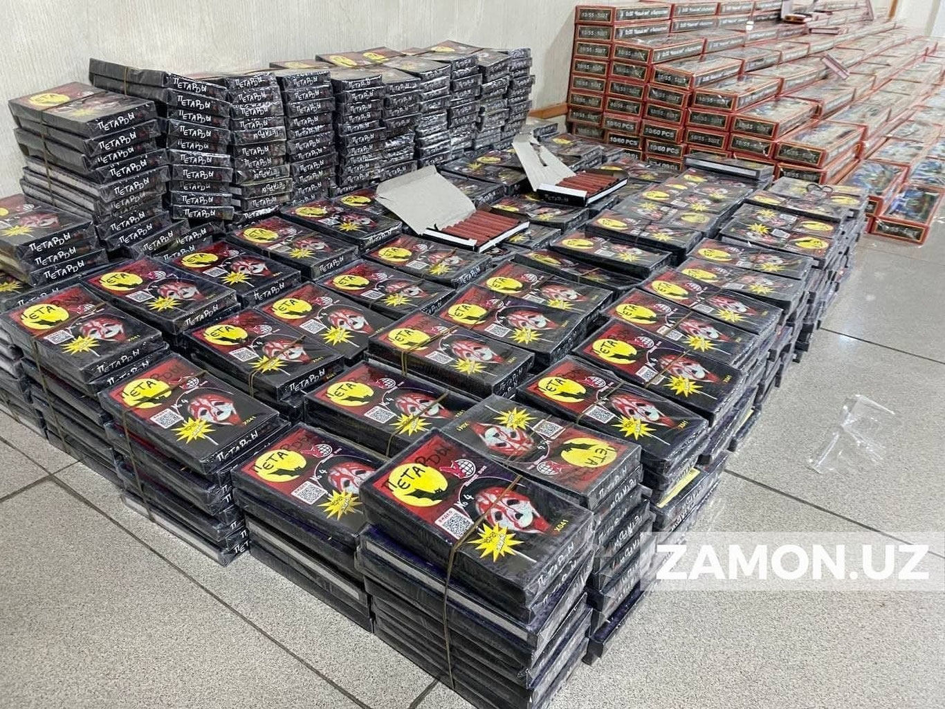 Андижонда 63 миллионлик ноқонуний пиротехника воситалари тўхтатиб қолинди