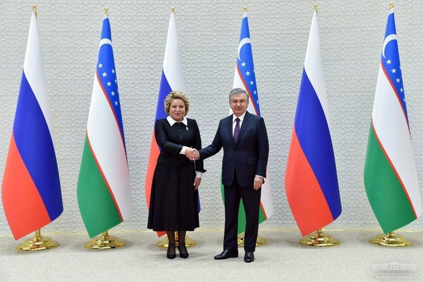 Shavkat Mirziyoyev Rossiya Federatsiyasi Federal Majlisi Federatsiya Kengashi Raisini “Do‘stlik” ordeni bilan taqdirladi