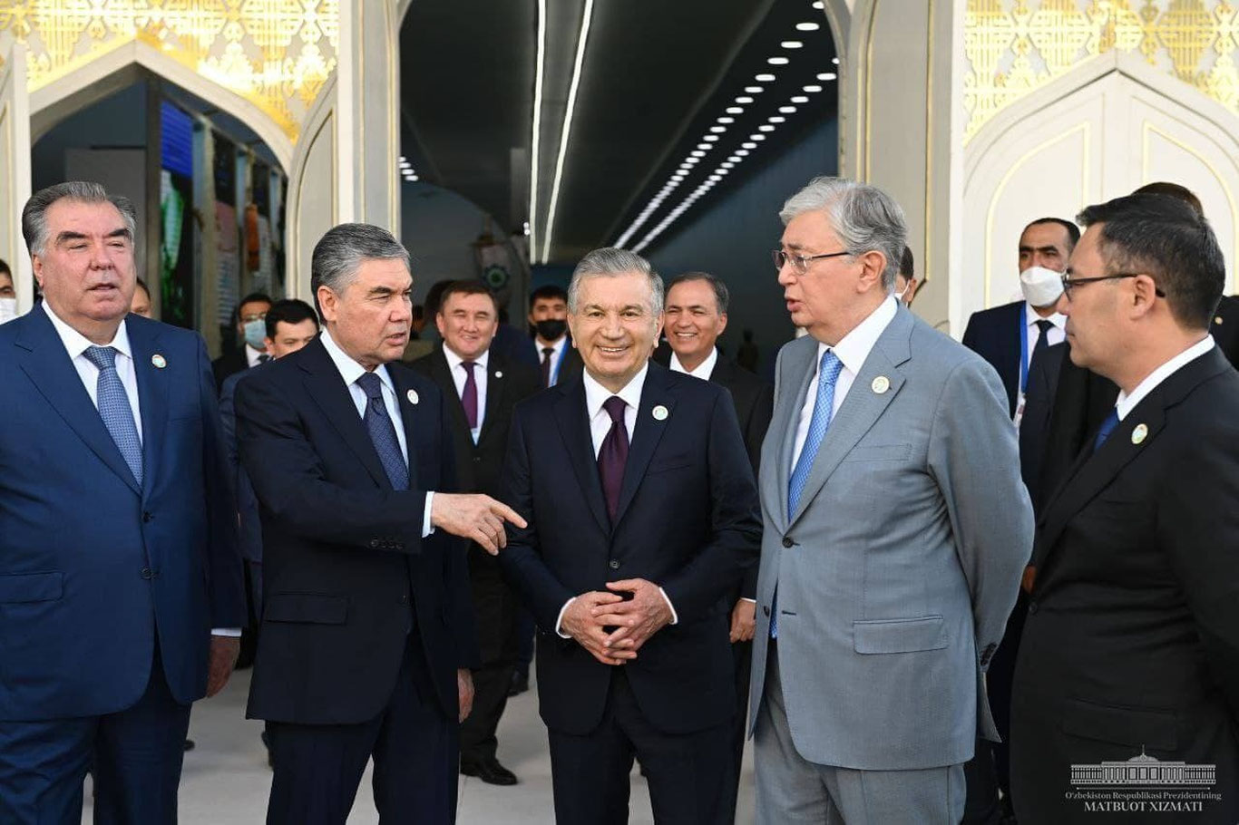 Markaziy Osiyo davlat liderlari uchun maslahat uchrashuvi doirasida Turkmanboshi shahrida milliy sanoat mahsulotlari ko‘rgazmasi tashkil etildi