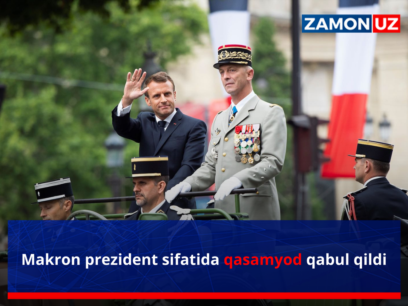 Makron prezident sifatida qasamyod qabul qildi