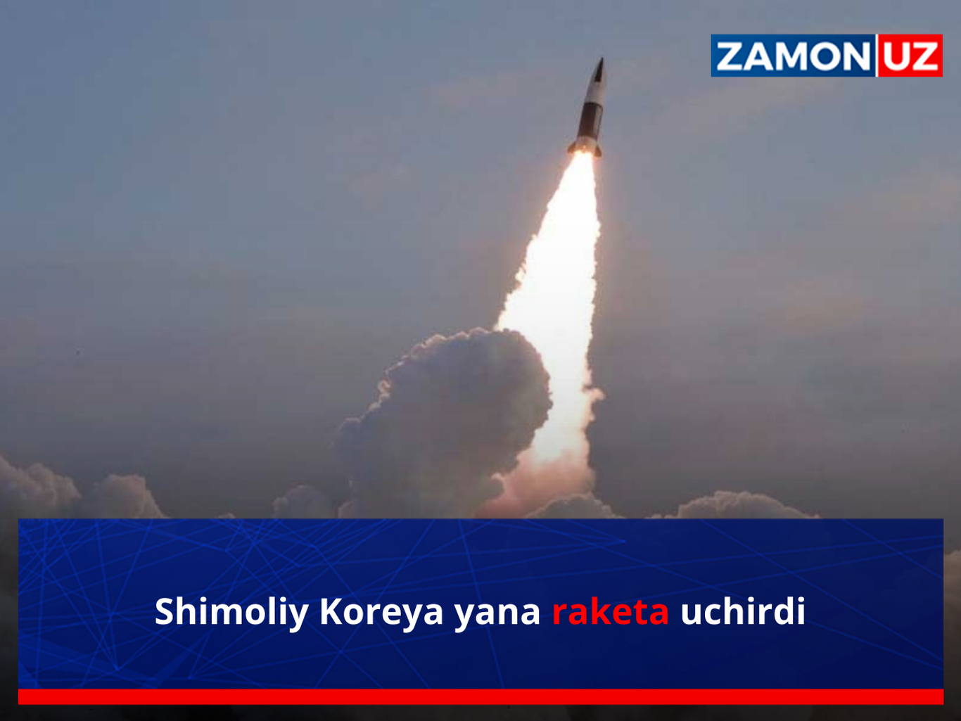 Shimoliy Koreya yana raketa uchirdi
