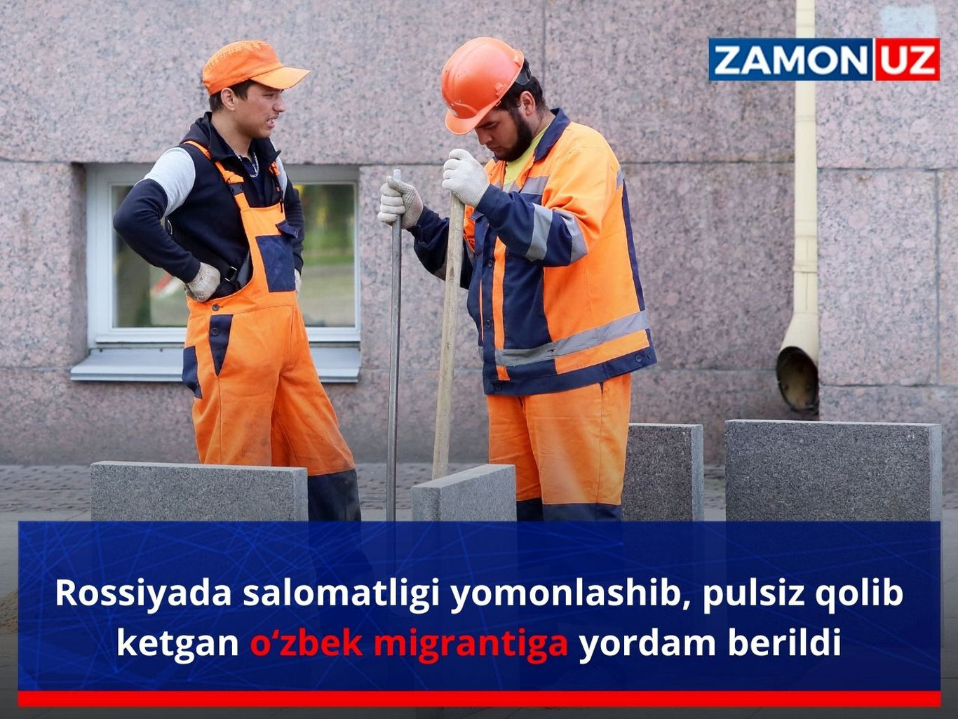 Rossiyada salomatligi yomonlashib, pulsiz qolib ketgan o‘zbek migrantiga yordam berildi