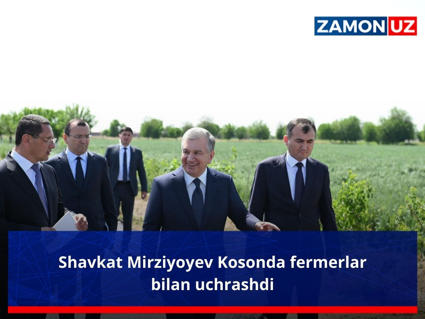 Shavkat Mirziyoyev Kosonda fermerlar bilan uchrashdi