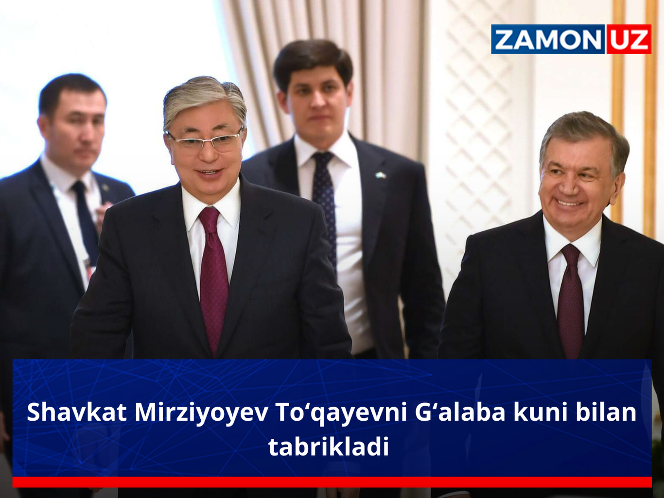 Шавкат Мирзиёев Тўқаевни Ғалаба куни билан табриклади