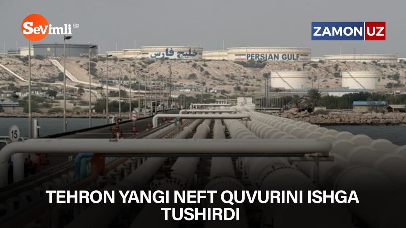 Tehron yangi neft quvurini ishga tushirdi