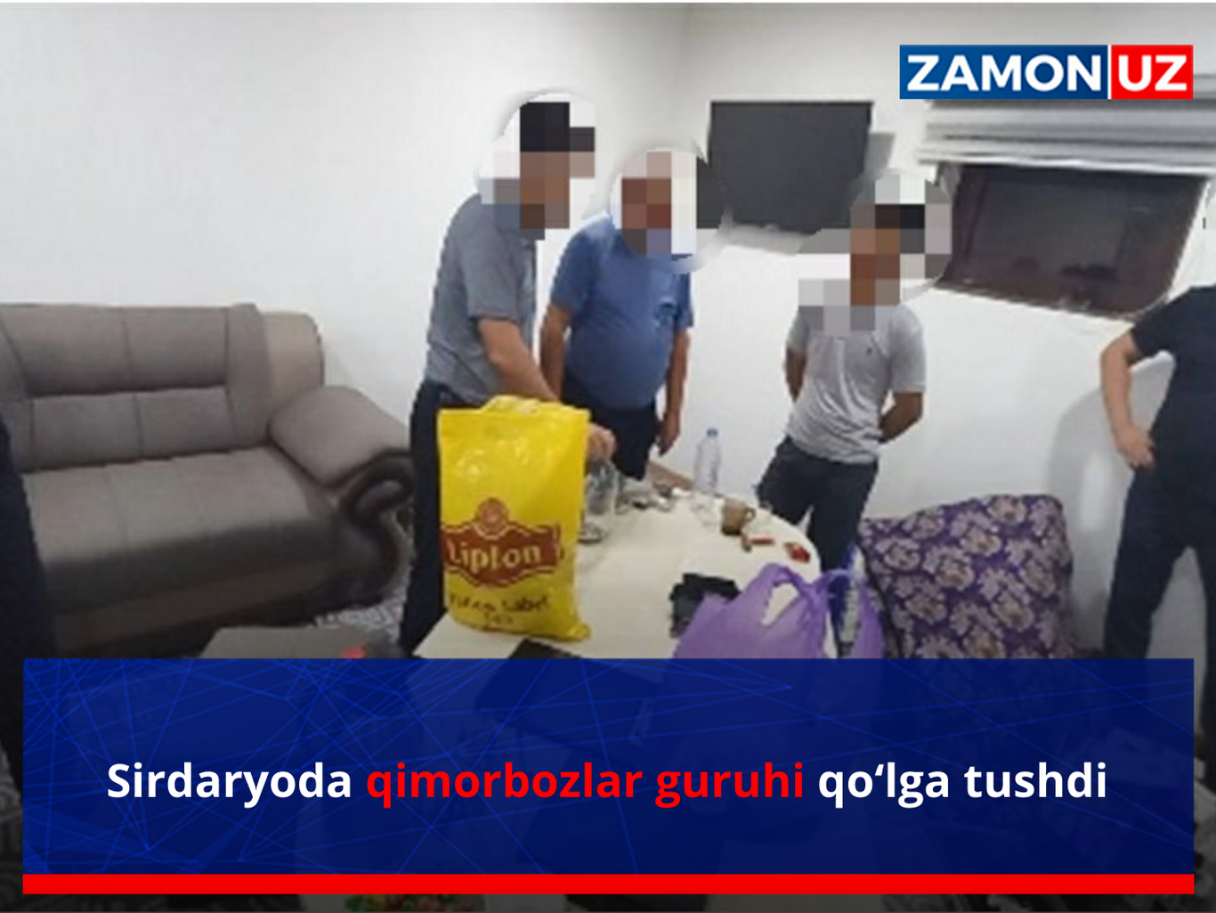 Sirdaryoda qimorbozlar guruhi qo‘lga tushdi