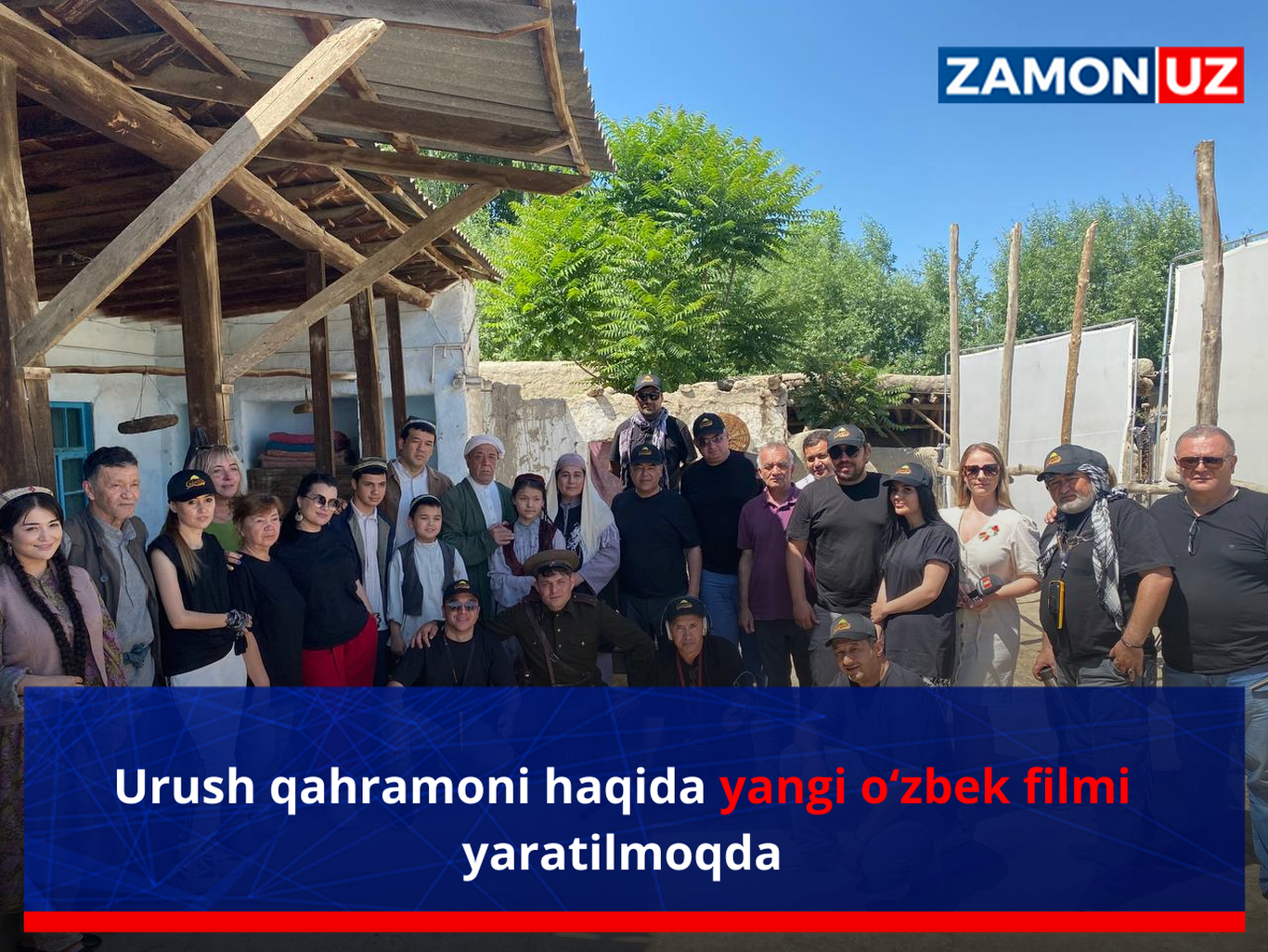Urush qahramoni haqida yangi o‘zbek filmi yaratilmoqda