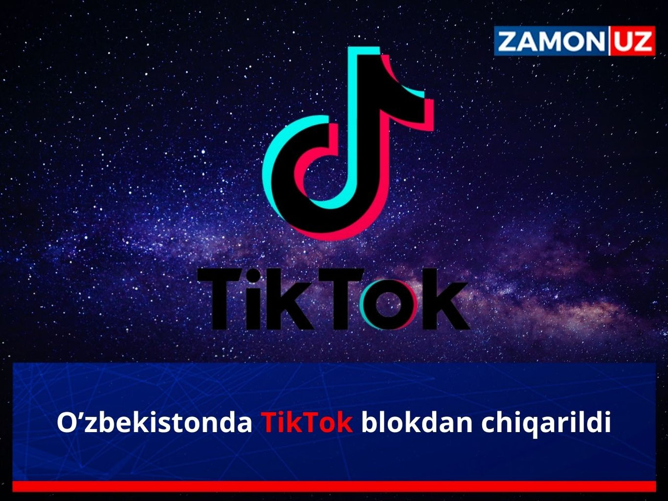 O’zbekistonda TikTok blokdan chiqarildi