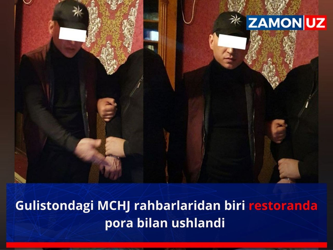 Gulistondagi MCHJ rahbarlaridan biri restoranda pora bilan ushlandi
