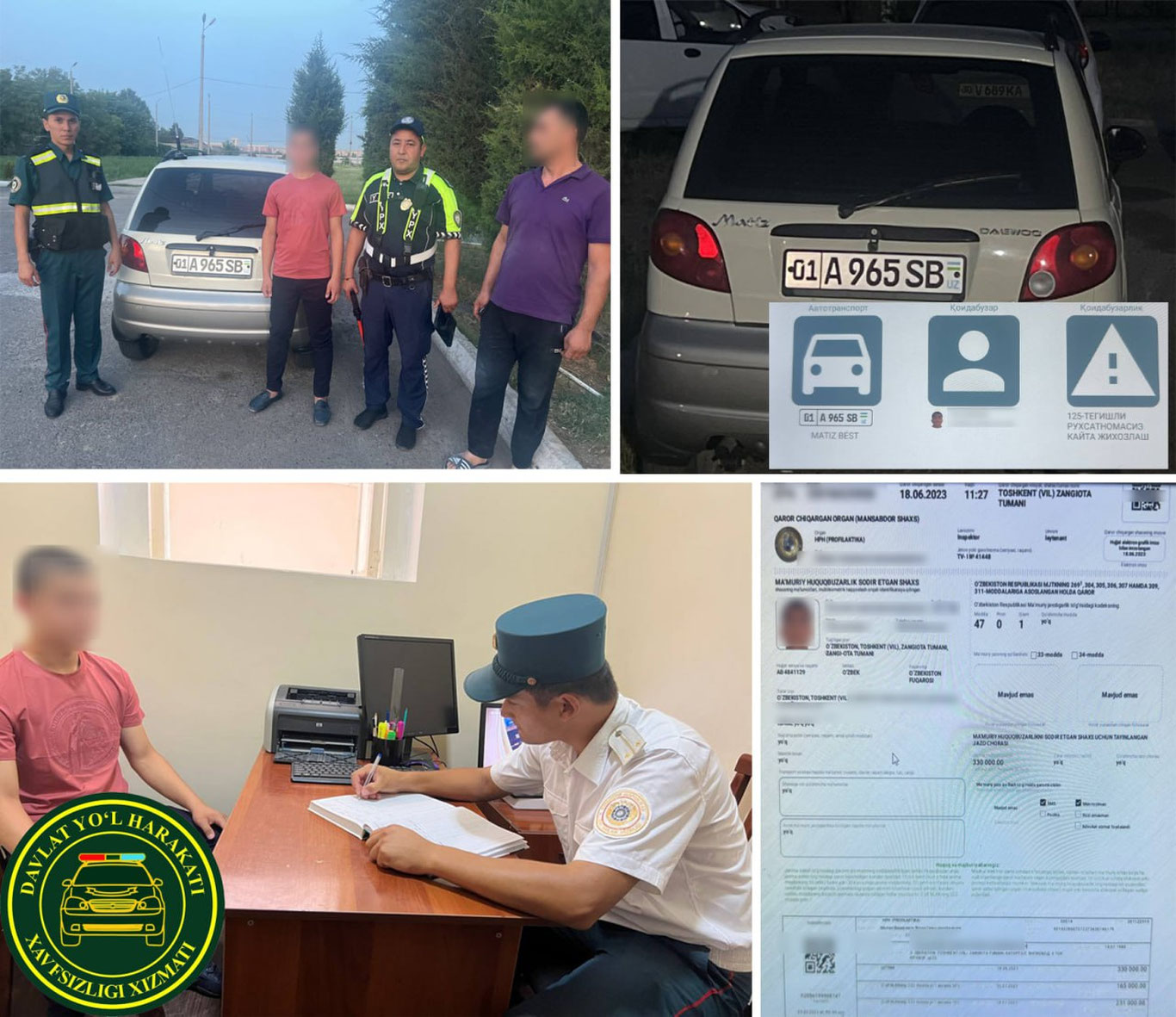 Mashinasiga antenna o‘rnatib, axloqsiz so‘z ishlatgan shaxsning otasiga chora ko‘rildi