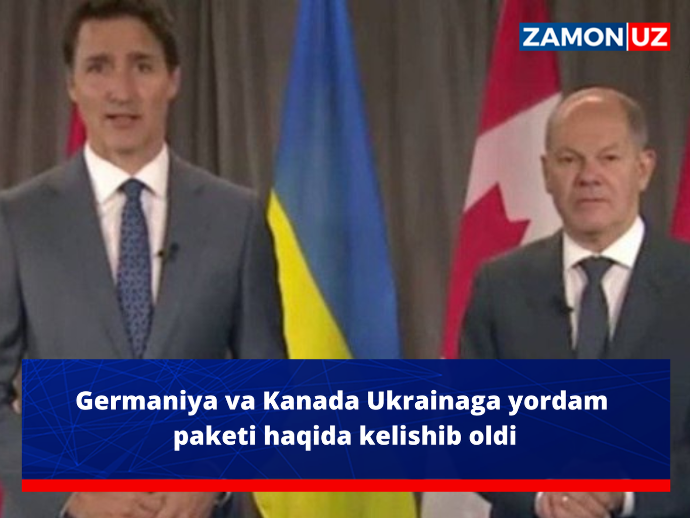 Германия ва Канада Украинага ёрдам пакети ҳақида келишиб олди
