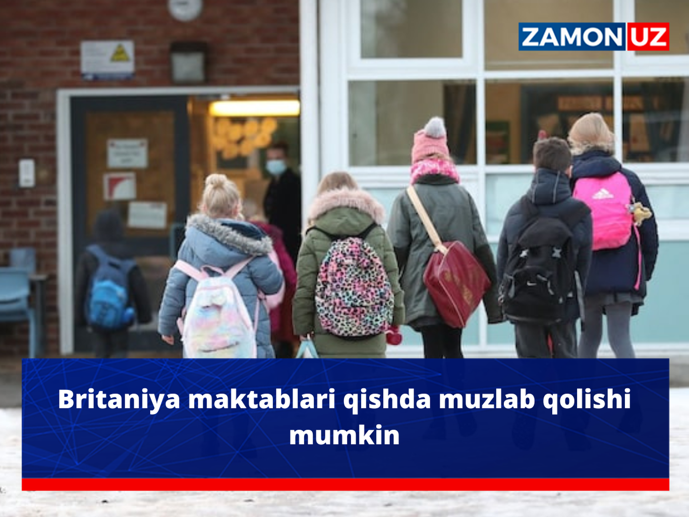 Британия мактаблари қишда музлаб қолиши мумкин