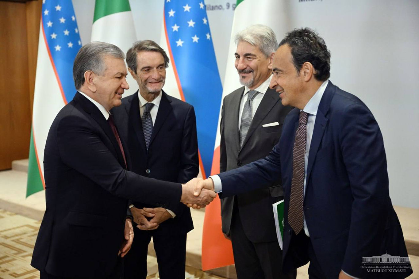 Шавкат Мирзиёев Ломбардия губернатори билан учрашув ўтказди