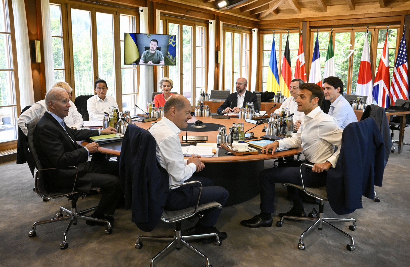 G7’нинг Украина бўйича умумий баёноти қабул қилинди
