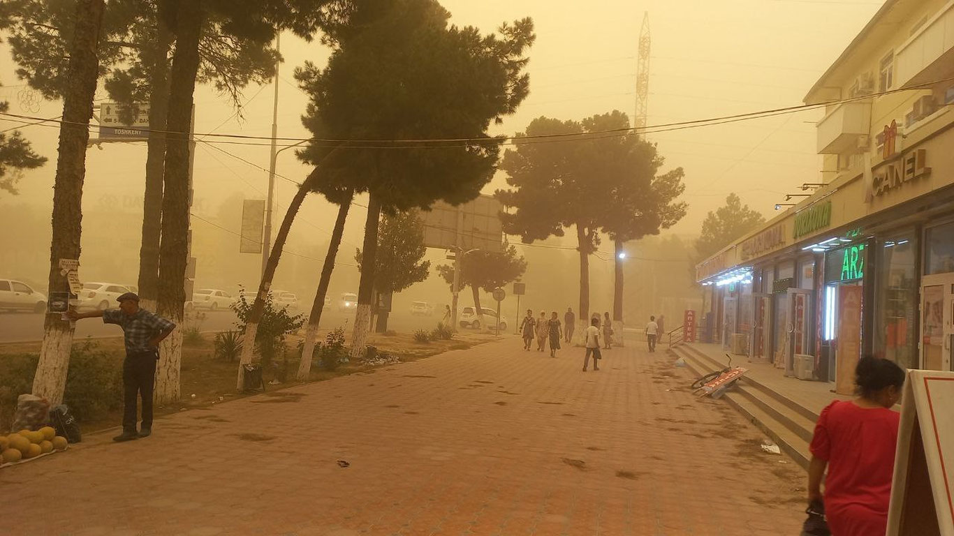 Termizda chang-g‘ubor kuzatilmoqda