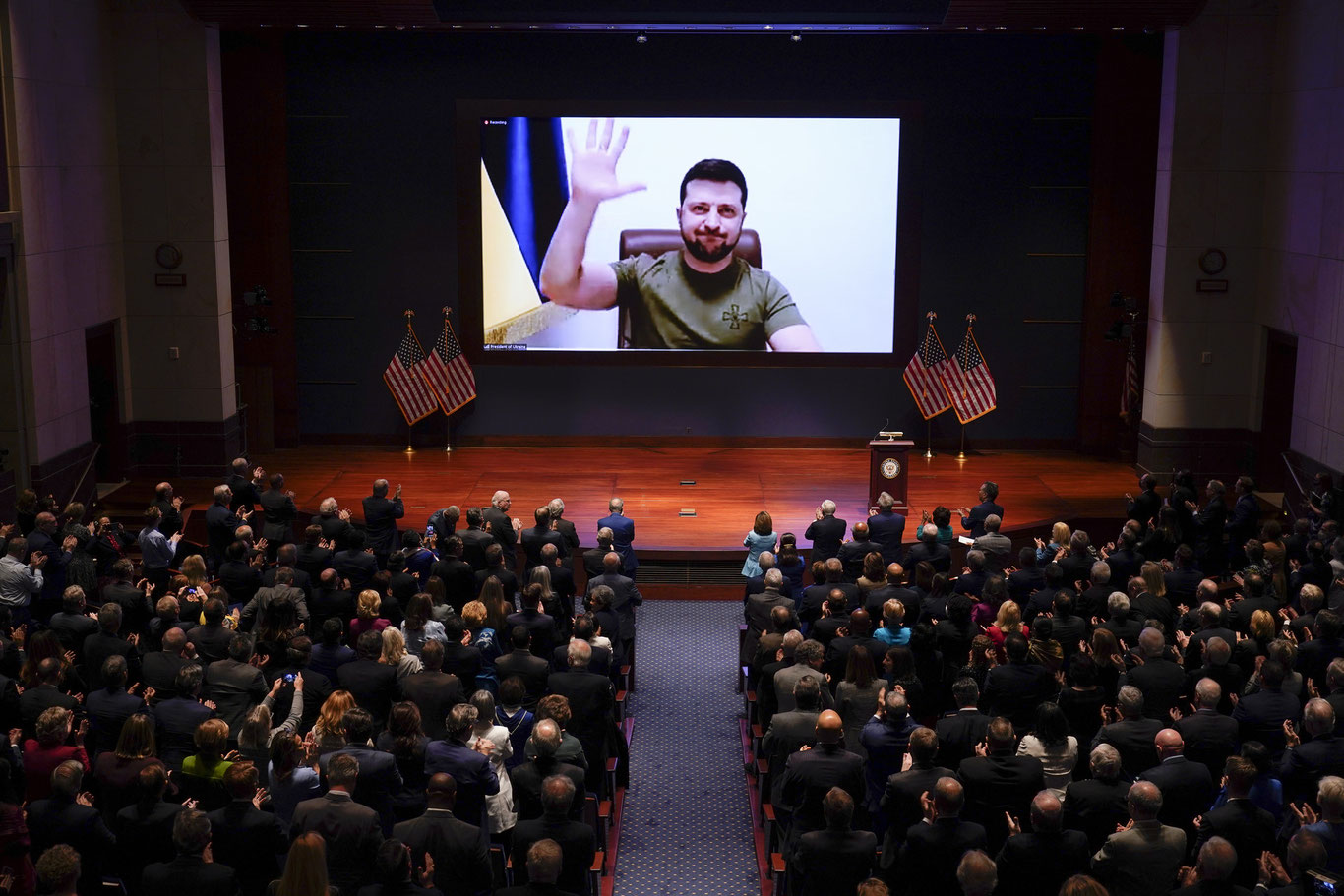 Zelenskiy AQSH Kongressida nimalar dedi?