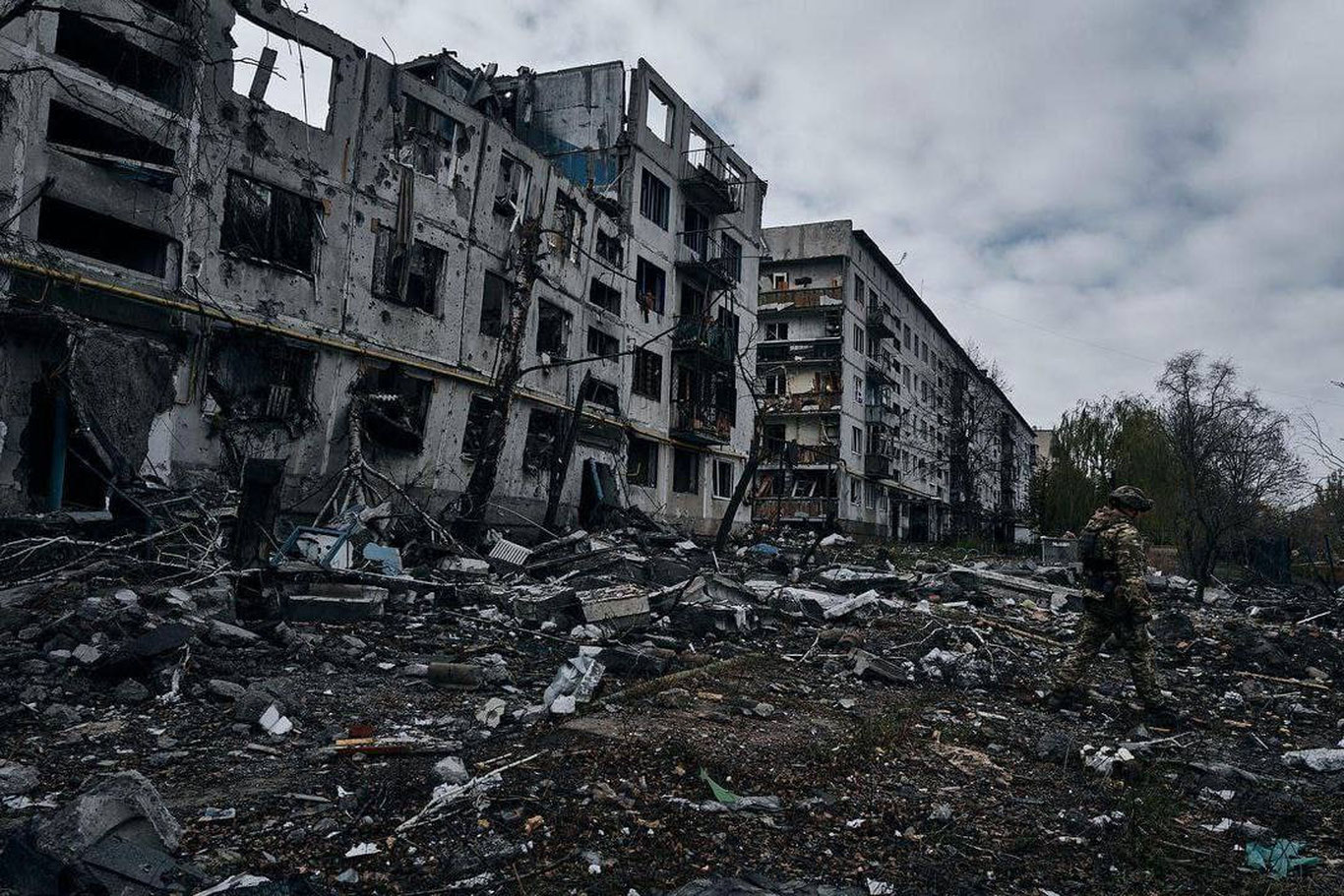 Бахмутнинг қанча қисми вайрон этилган?