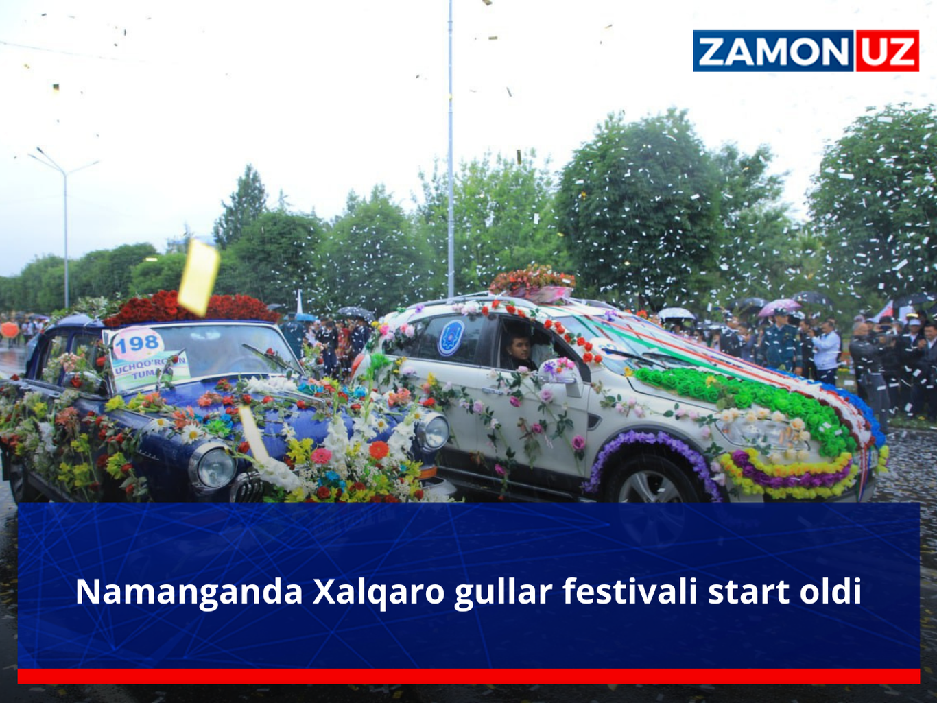 Namanganda Xalqaro gullar festivali start oldi