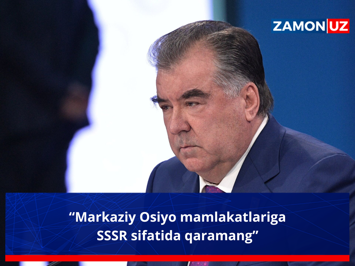 “Марказий Осиё мамлакатларига СССР сифатида қараманг”