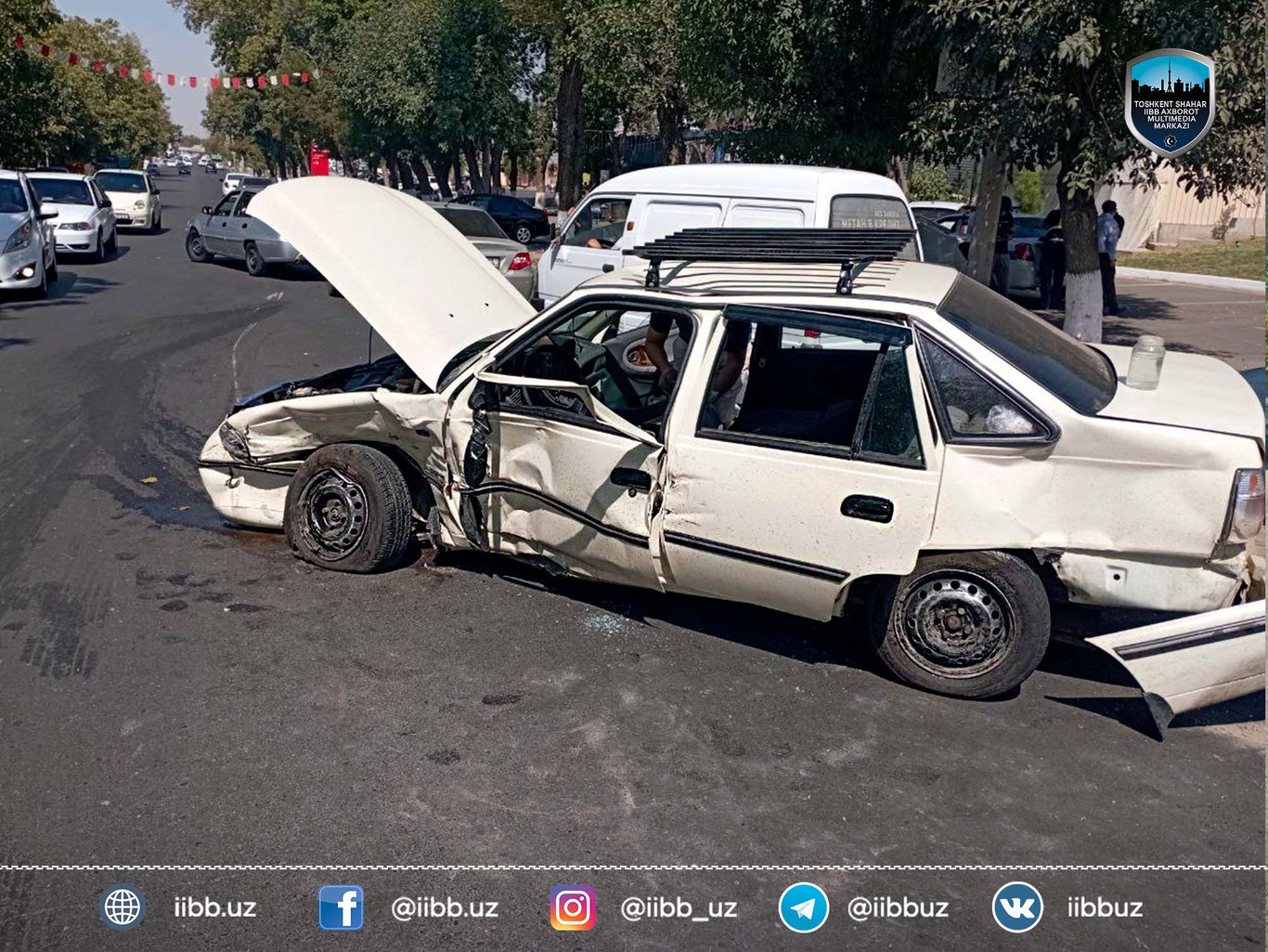 Toshkentda Audi va Neksiya YTHga uchradi
