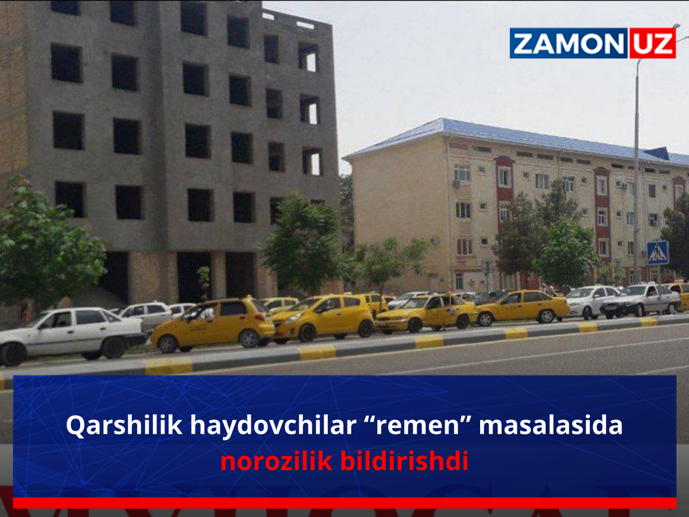 Qarshilik haydovchilar “remen” masalasida norozilik bildirishdi