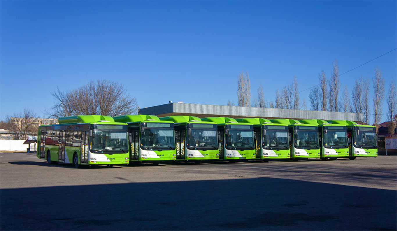 Toshkentga 200 ta 18 metrli avtobus olib kelinadi