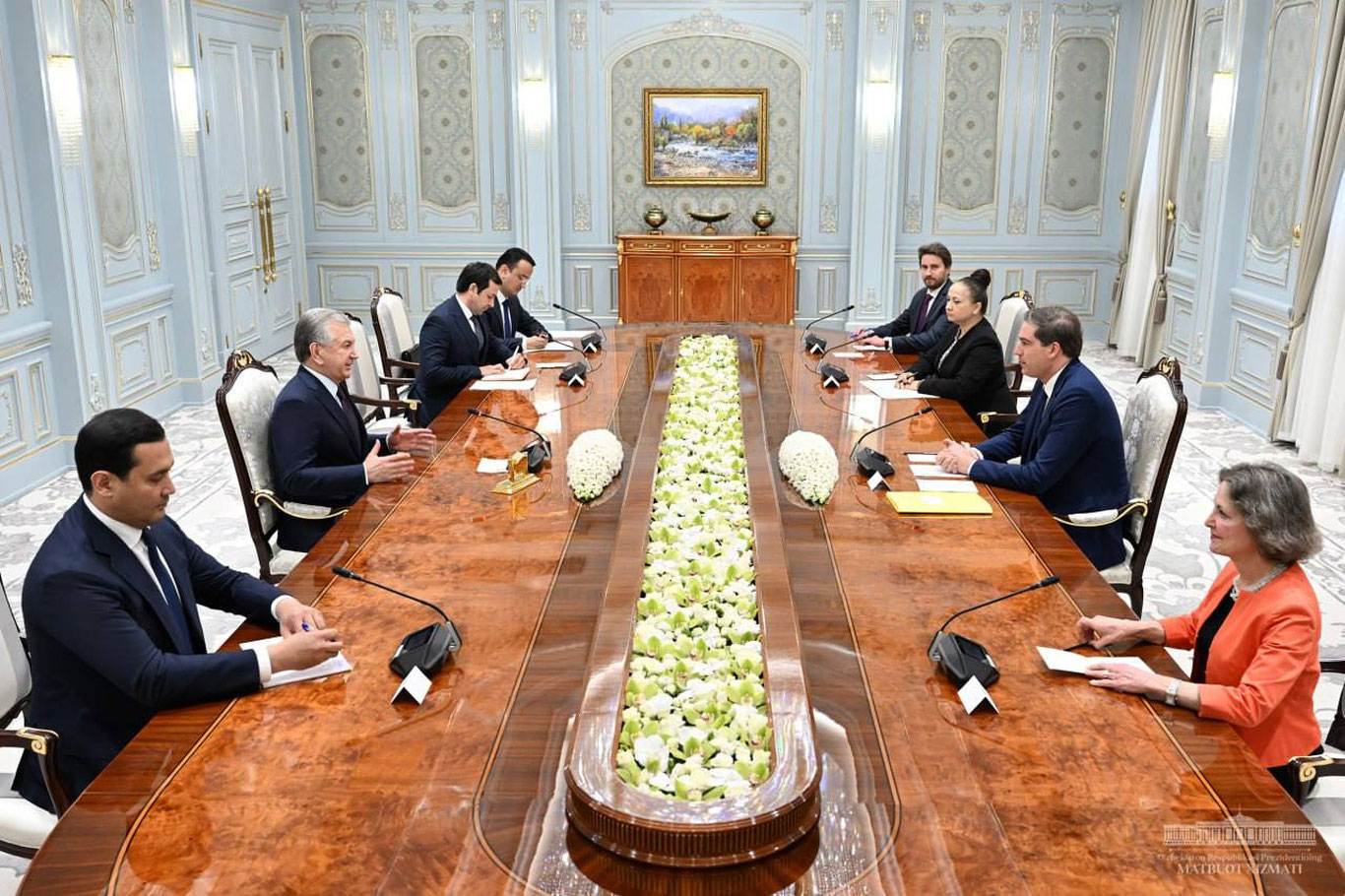 Президент Ҳукуматлараро комиссия ҳамраисини қабул қилди