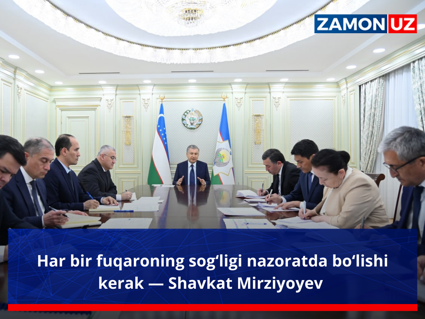 Har bir fuqaroning sog‘ligi nazoratda bo‘lishi kerak — Shavkat Mirziyoyev