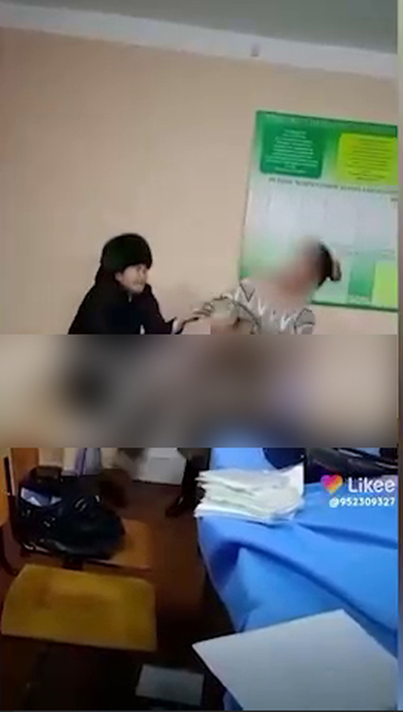 Andijonda o‘quvchi qiz o‘qituvchini tepib, haqorat qildi