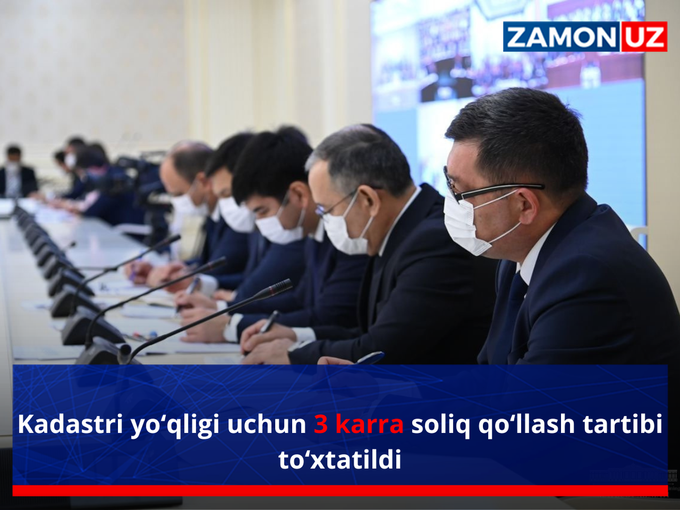 Kadastri yo‘qligi uchun 3 karra soliq qo‘llash tartibi to‘xtatildi