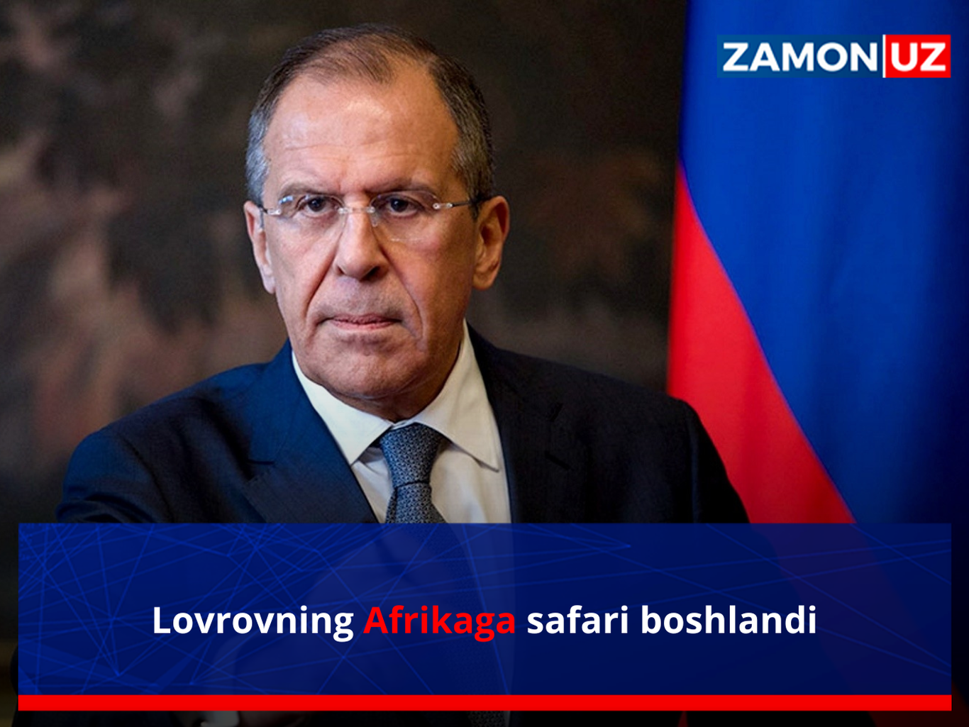 Lavrovning Afrikaga safari boshlandi