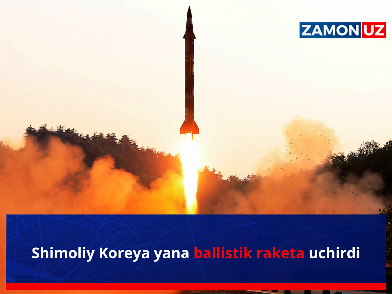 Shimoliy Koreya Yaponiya dengiziga raketa uchirdi