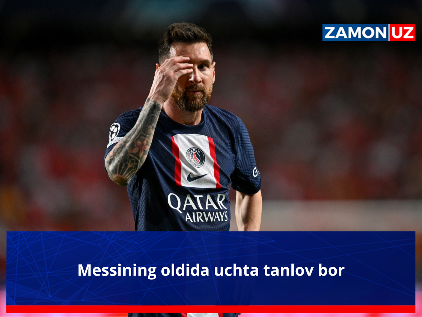 Messining oldida uchta tanlov bor
