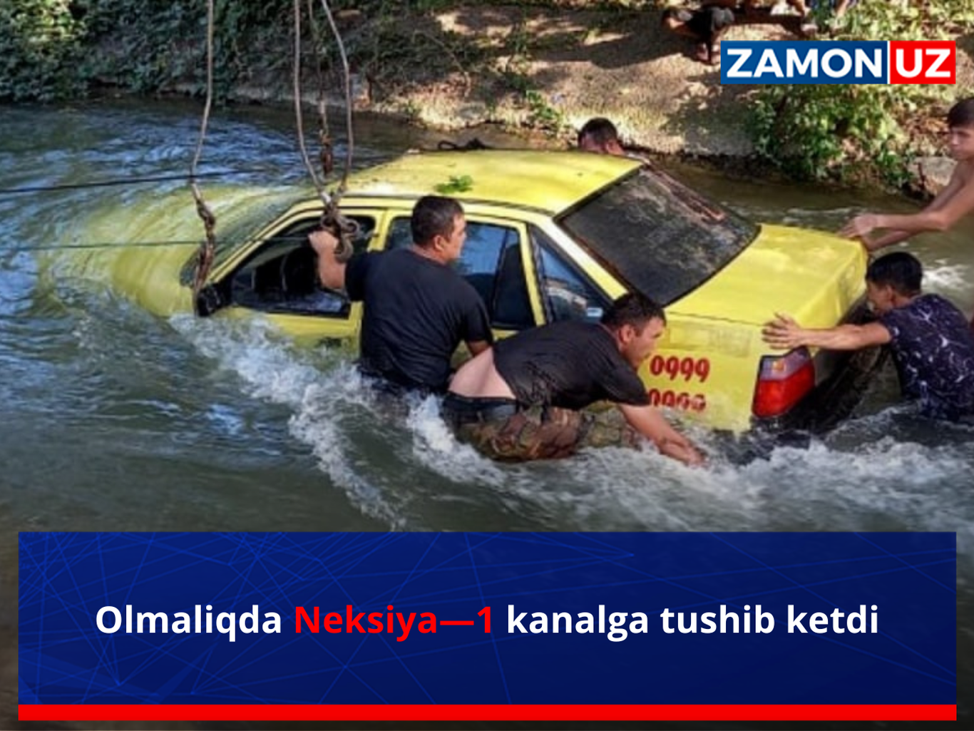 Olmaliqda Neksiya—1 kanalga tushib ketdi