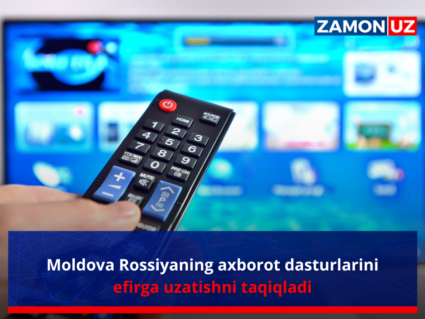 Moldova Rossiyaning axborot dasturlarini efirga uzatishni taqiqladi