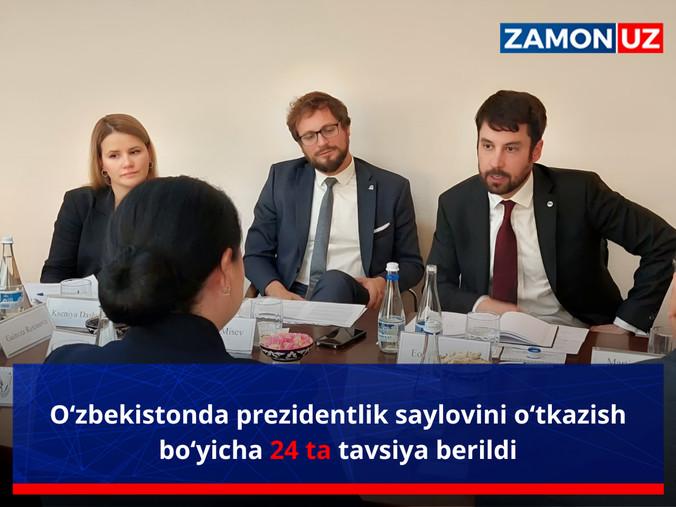 Ўзбекистонда президентлик сайловини ўтказиш бўйича 24 та тавсия берилди