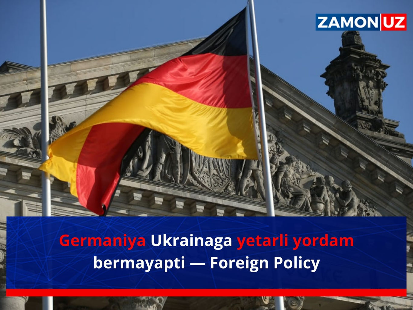 Германия Украинага етарли ёрдам бермаяпти — Foreign Policy