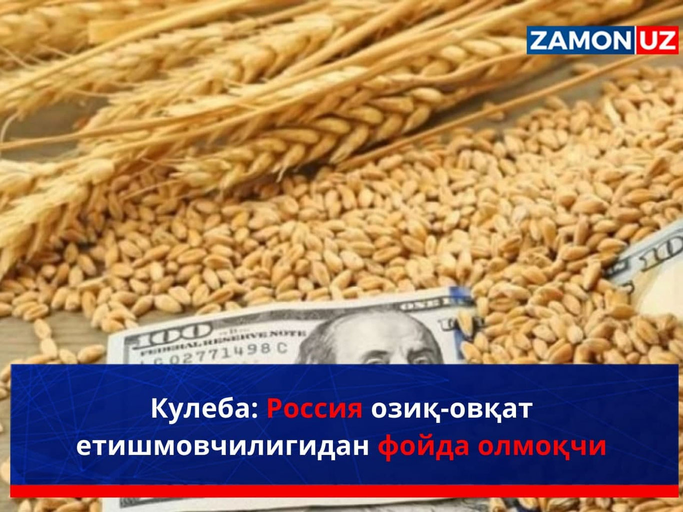 Кулеба: Россия озиқ-овқат етишмовчилигидан фойда олмоқчи