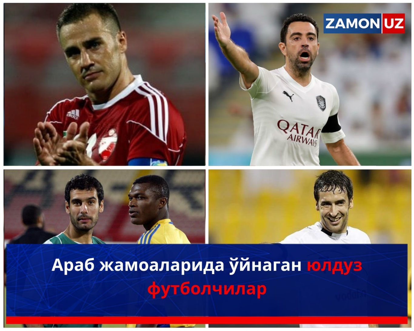 Arab jamoalarida o‘ynagan yulduz futbolchilar