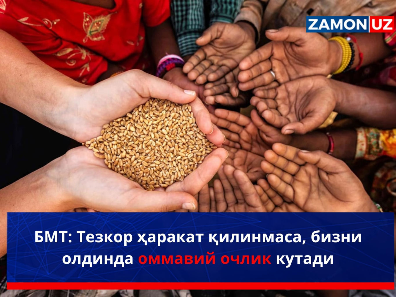 БМТ: Тезкор ҳаракат қилинмаса, бизни олдинда оммавий очлик кутади