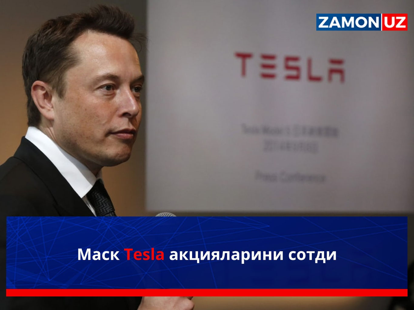 Mask Tesla aksiyalarini sotdi