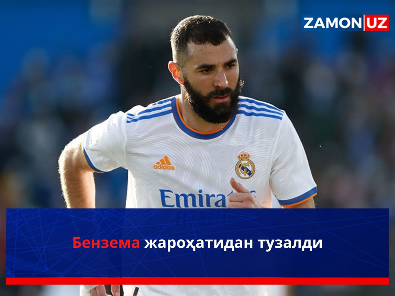 Benzema jarohatidan tuzaldi