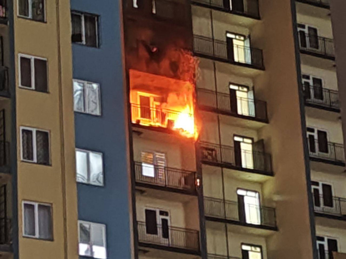 Toshkentdagi ko‘p qavatli uyda yong‘in chiqdi