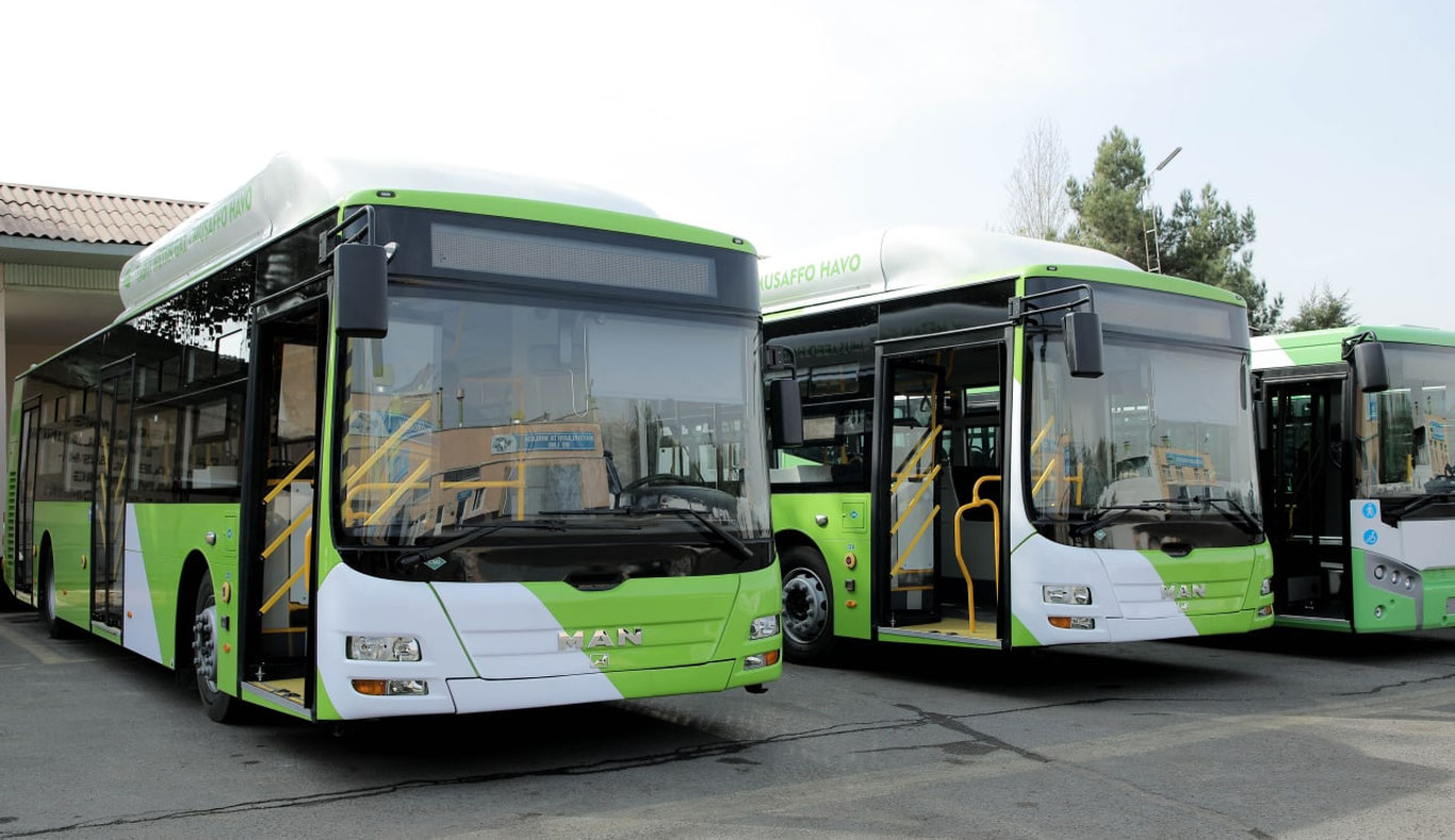 Toshkentda yangi avtobuslar harakatlana boshladi
