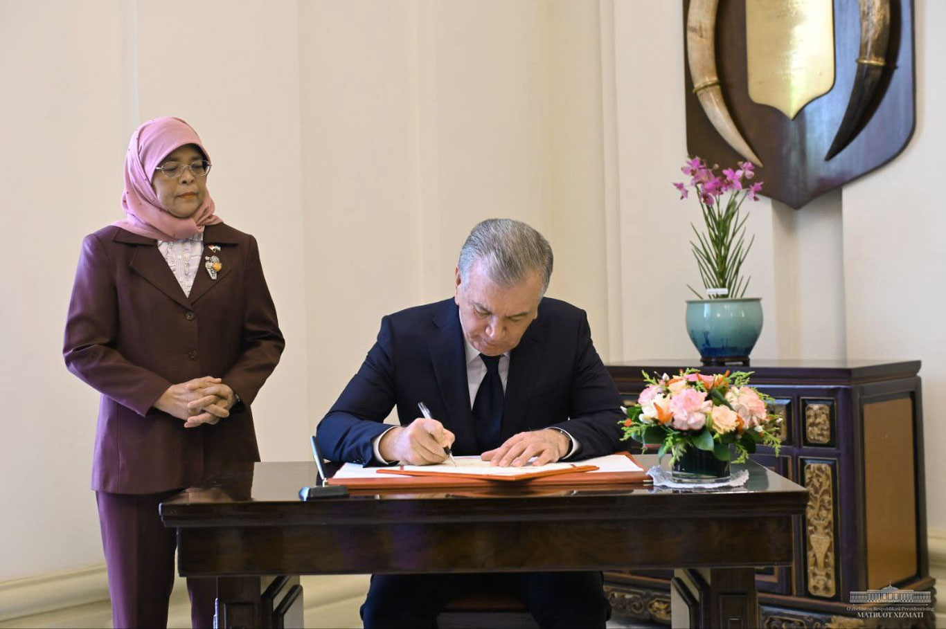 O‘zbekiston va Singapur o‘rtasida 8 ta hujjat tasdiqlandi